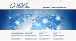 Desktop Screenshot of acmetelephone.com