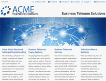 Tablet Screenshot of acmetelephone.com